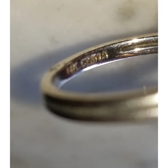 14k STERLING TOPAZ RING - Picture 5 of 5